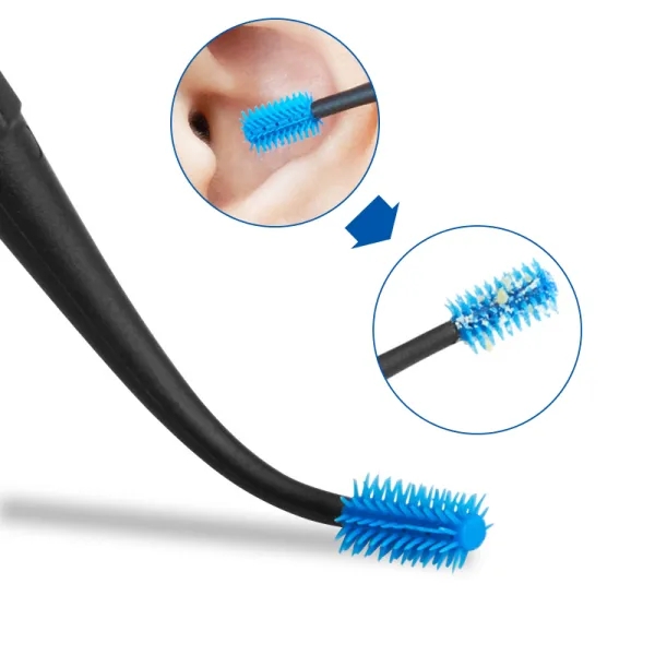 Washable Soft Silicone Cotton Swabw Micro Brush for Ear Cleaning - Image 3