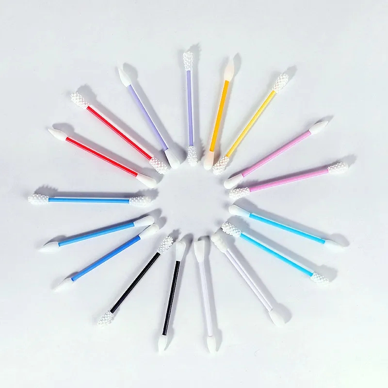 Custom Colorful Reusable Silicone Cotton Swabs Washable Ear Buds - Image 5